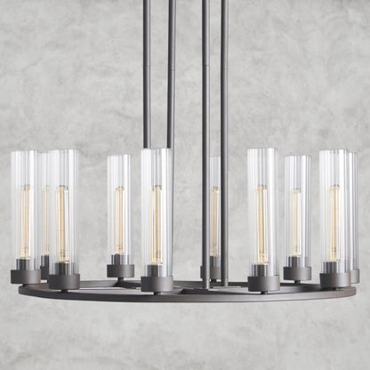 Andreas 10-Light Round Chandelier