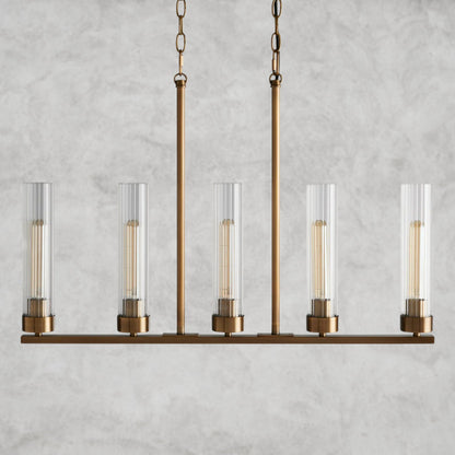 Andreas 5-Light Linear Chandelier