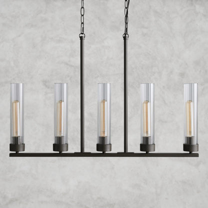 Andreas 5-Light Linear Chandelier