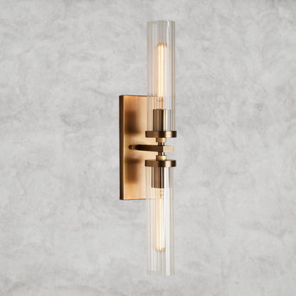 Brass Andreas Double Sconce