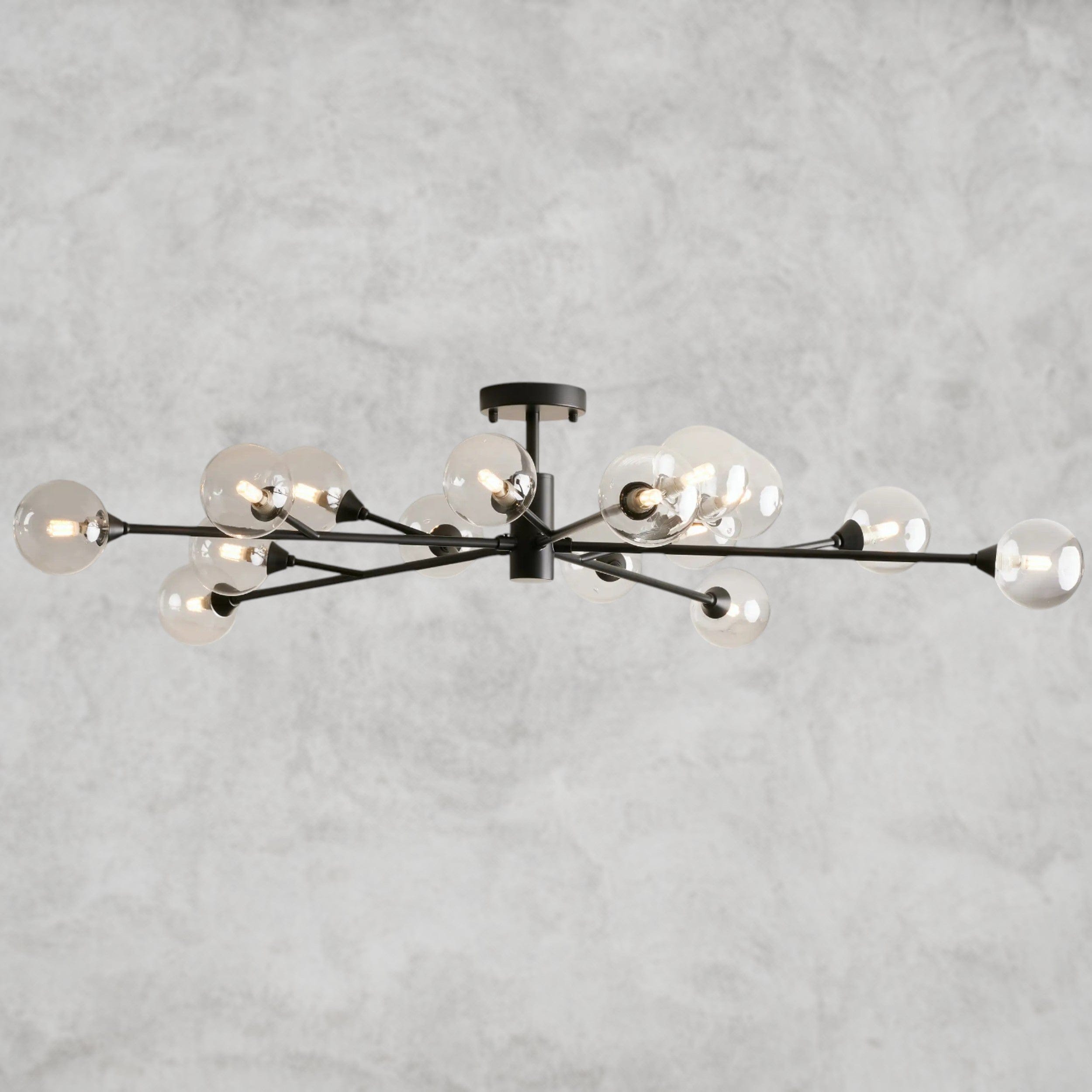 47" / Bronze Apollo Flush Mount 20", 36", 47"