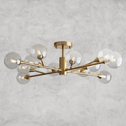 36" / Brass Apollo Flush Mount 20", 36", 47"