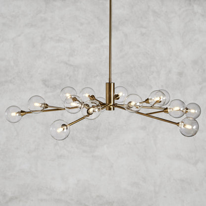 47" / Brass Apollo Round Chandelier 36", 47", 59"