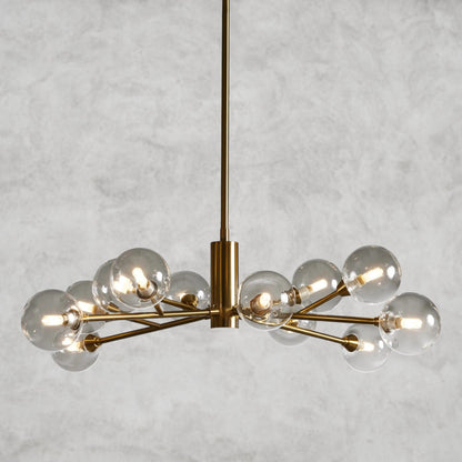 36" / Brass Apollo Round Chandelier 36", 47", 59"