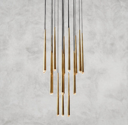 30" / Brass Aquitaine Round Chandelier 18", 24", 30", 48"