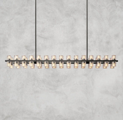 54" / Bronze Arcachon LED Rectangular Chandelier 54", 72"
