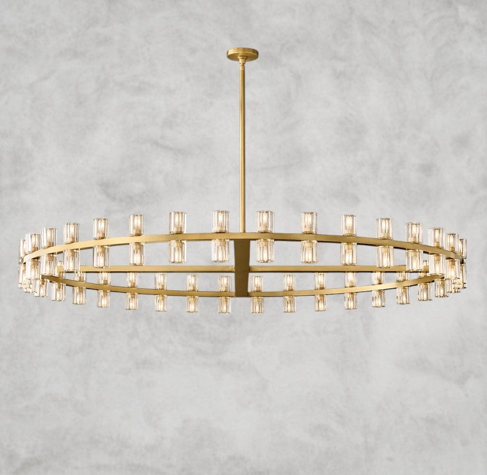 60" / Brass Arcachon LED Round Chandelier 36", 48", 60"