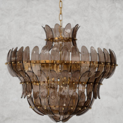 Arcade 10-Light Glass Chandelier
