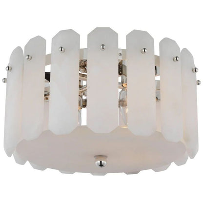 Alabaster Shield Small Ceiling Chandelier