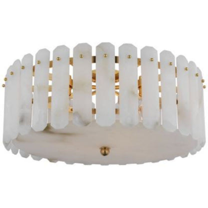 Alabaster Shield Large Ceiling Chandelier