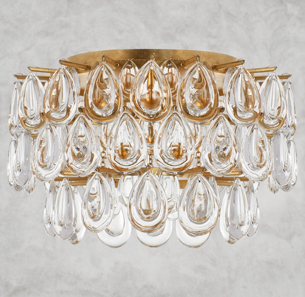 Leilie Crystal Flush Mount 15", 19", 25"