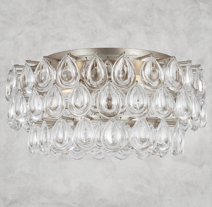 Leilie Crystal Flush Mount 15", 19", 25"