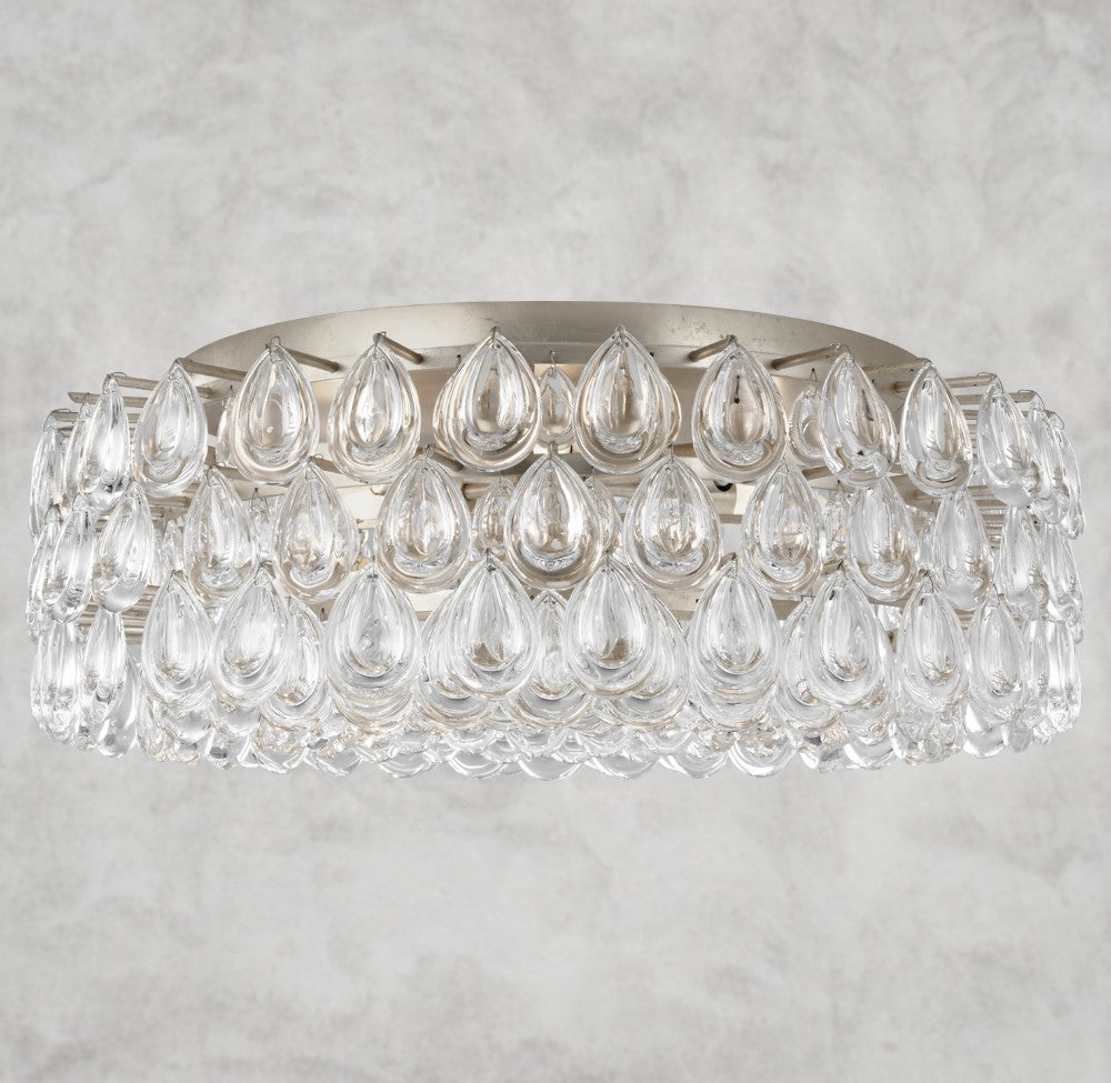 Leilie Crystal Flush Mount 15", 19", 25"