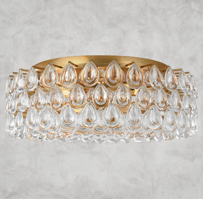 Leilie Crystal Flush Mount 15", 19", 25"