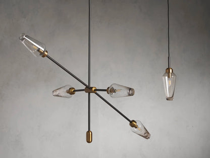 Arrow Bronze Chandelier