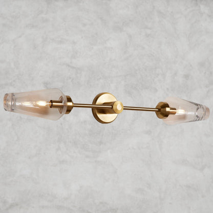 Brass Arrow Double Sconce