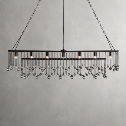 60" / Bronze Aubrey Rectangular Chandelier 47", 60"