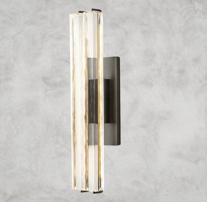 25“ / Bronze Audubon Crystal Double Sconce