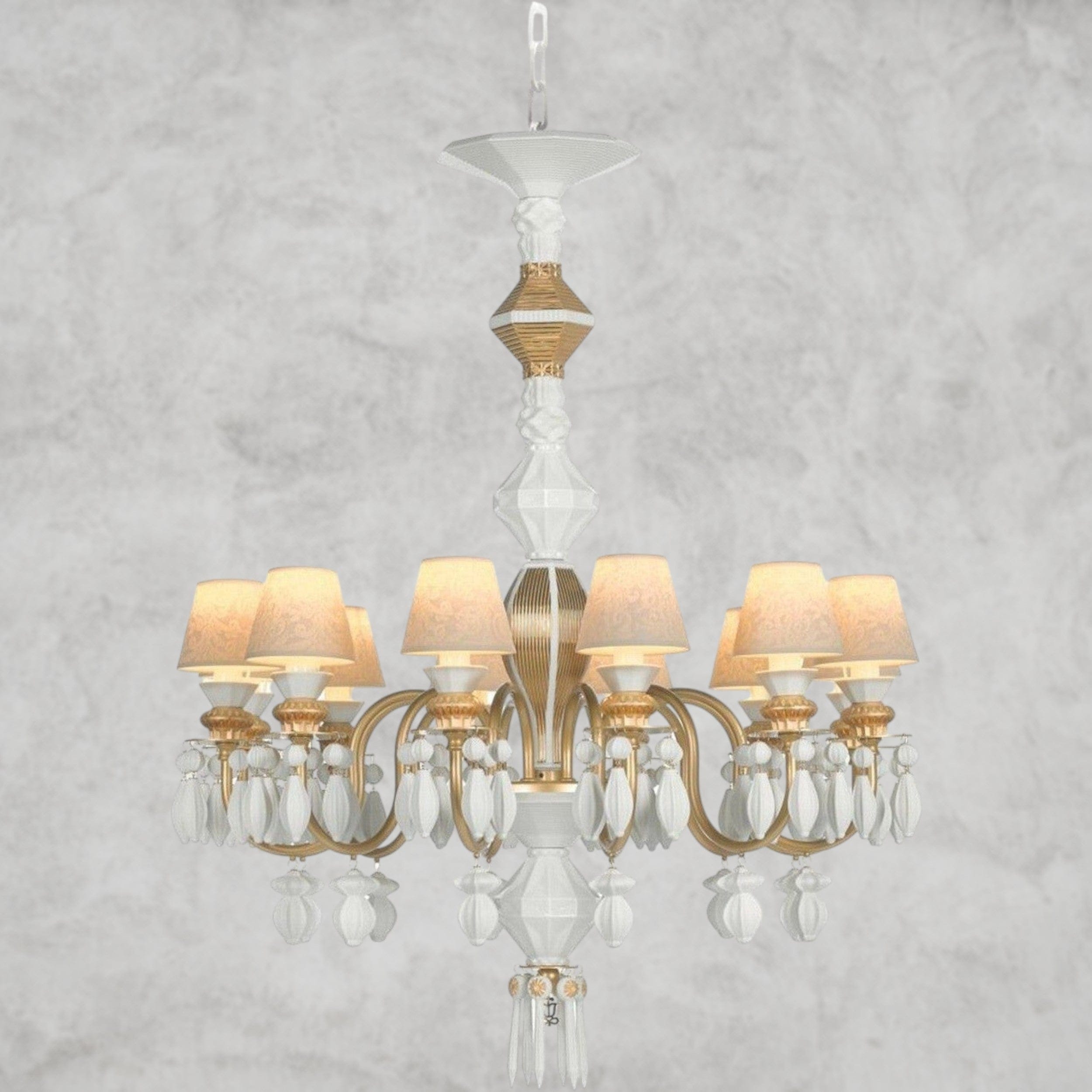 Golden Luster Belle De Nuit 12-Lights Chandelier