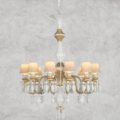 Golden Luster Belle De Nuit 12-Lights Chandelier