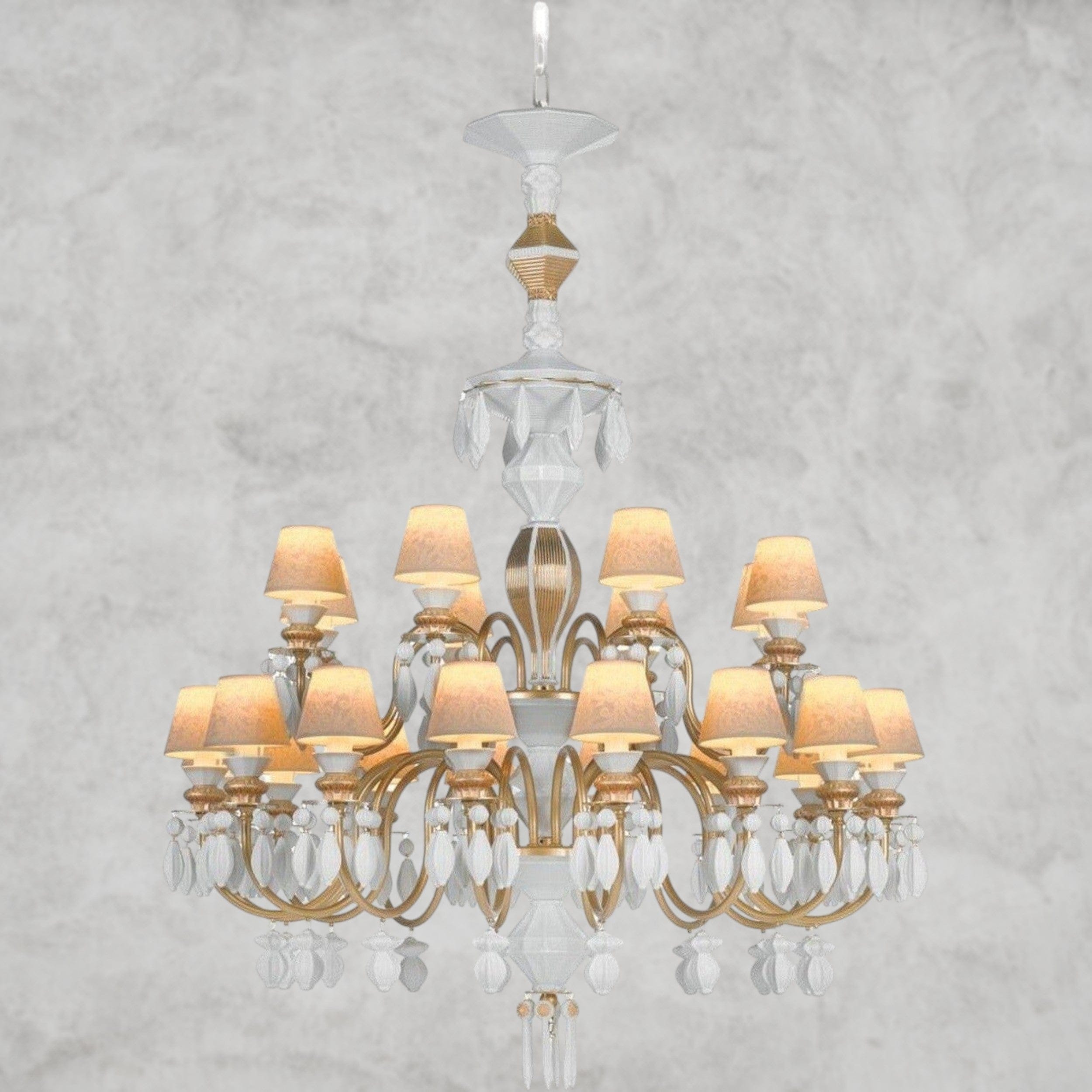 Golden Luster Belle De Nuit 24-Lights Chandelier