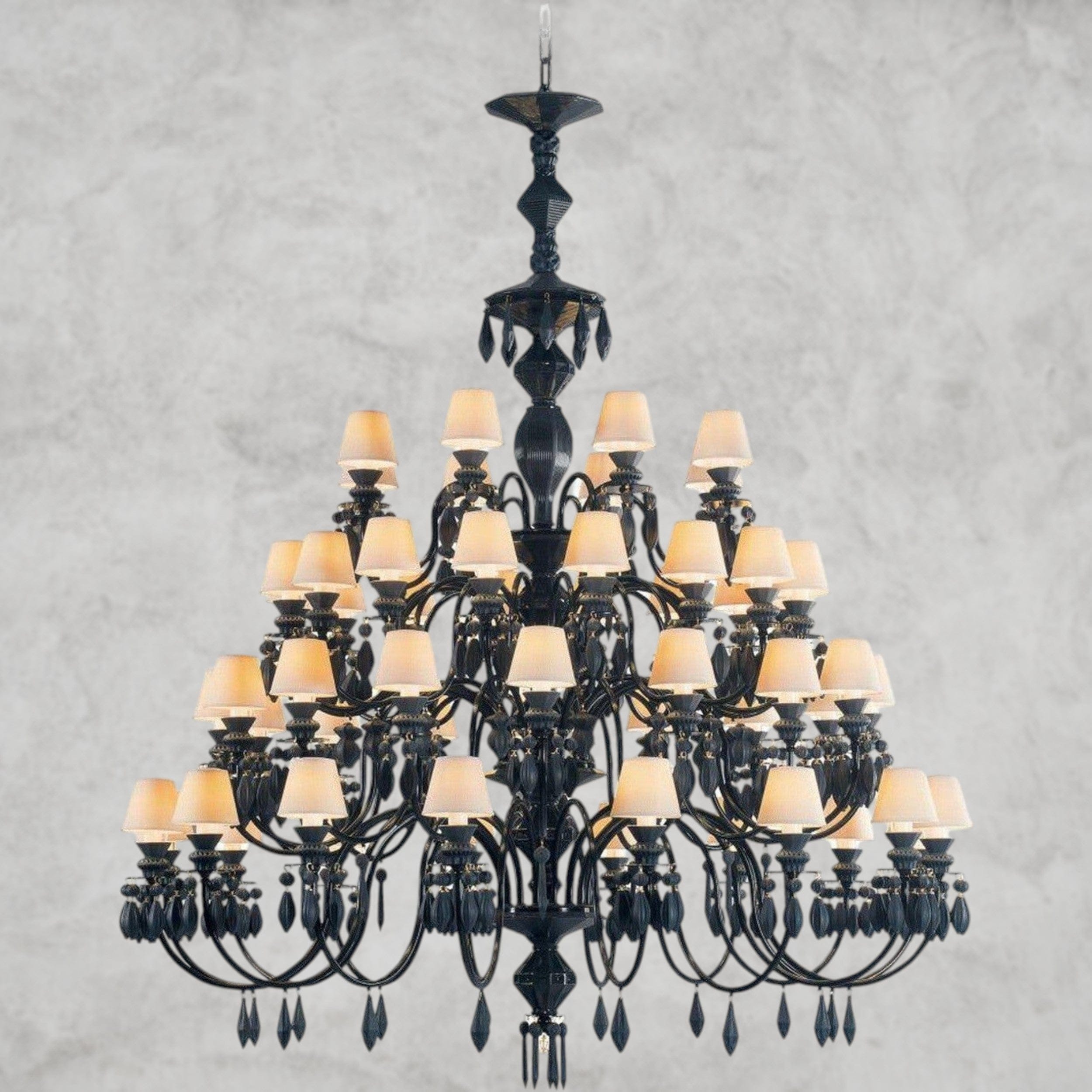 Absolute Black Belle De Nuit 56-Lights Chandelier