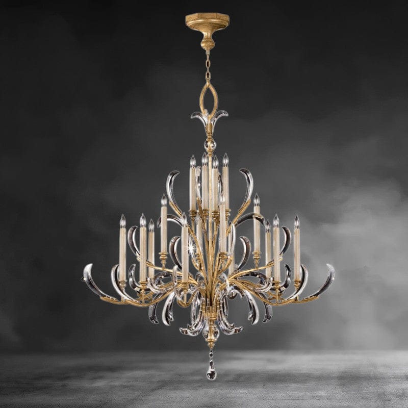 Beveled Arcs 16 - Light Chandelier