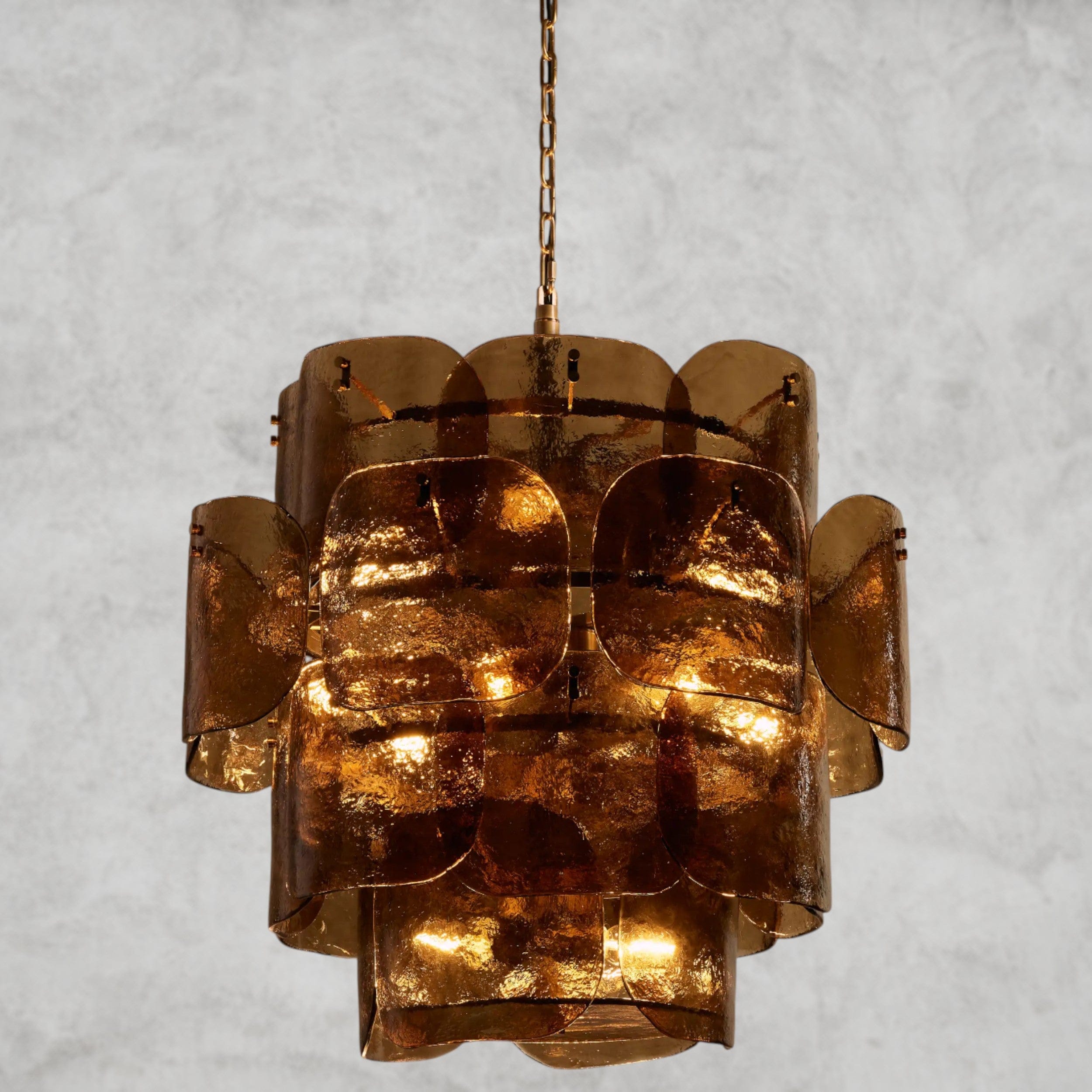Brown Blaire Round Chandelier