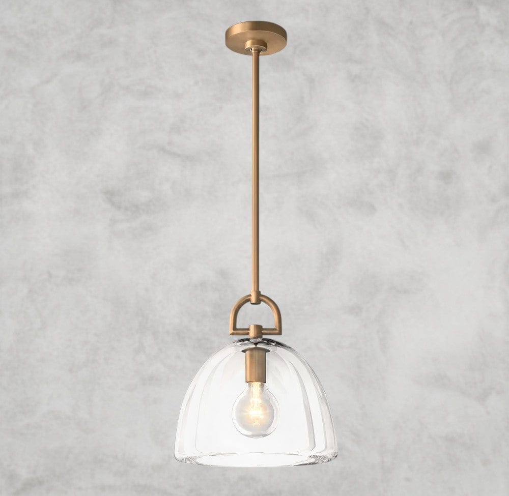 7" D / Brass BOTANIST DOME PENDANT