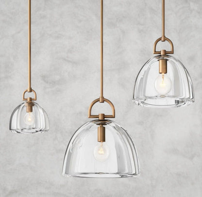 11" D / Brass BOTANIST DOME PENDANT