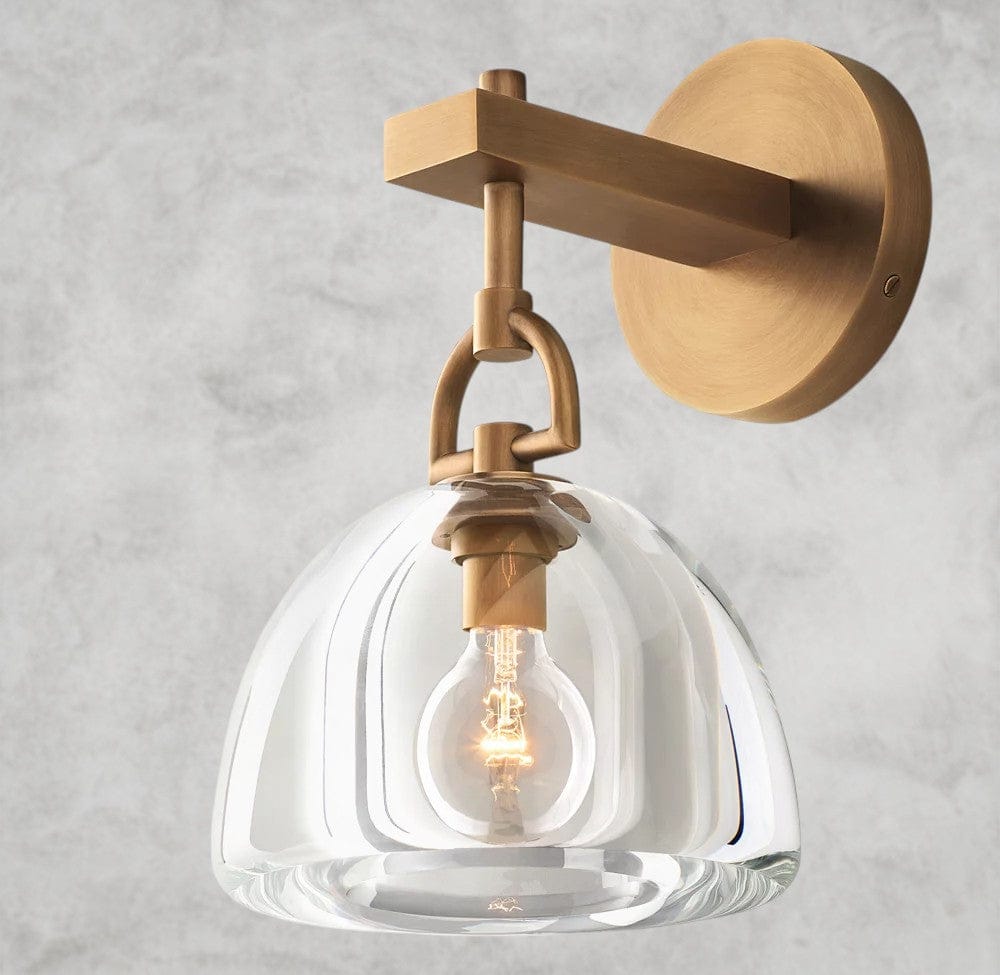 Brass Botanist Dome Sconce