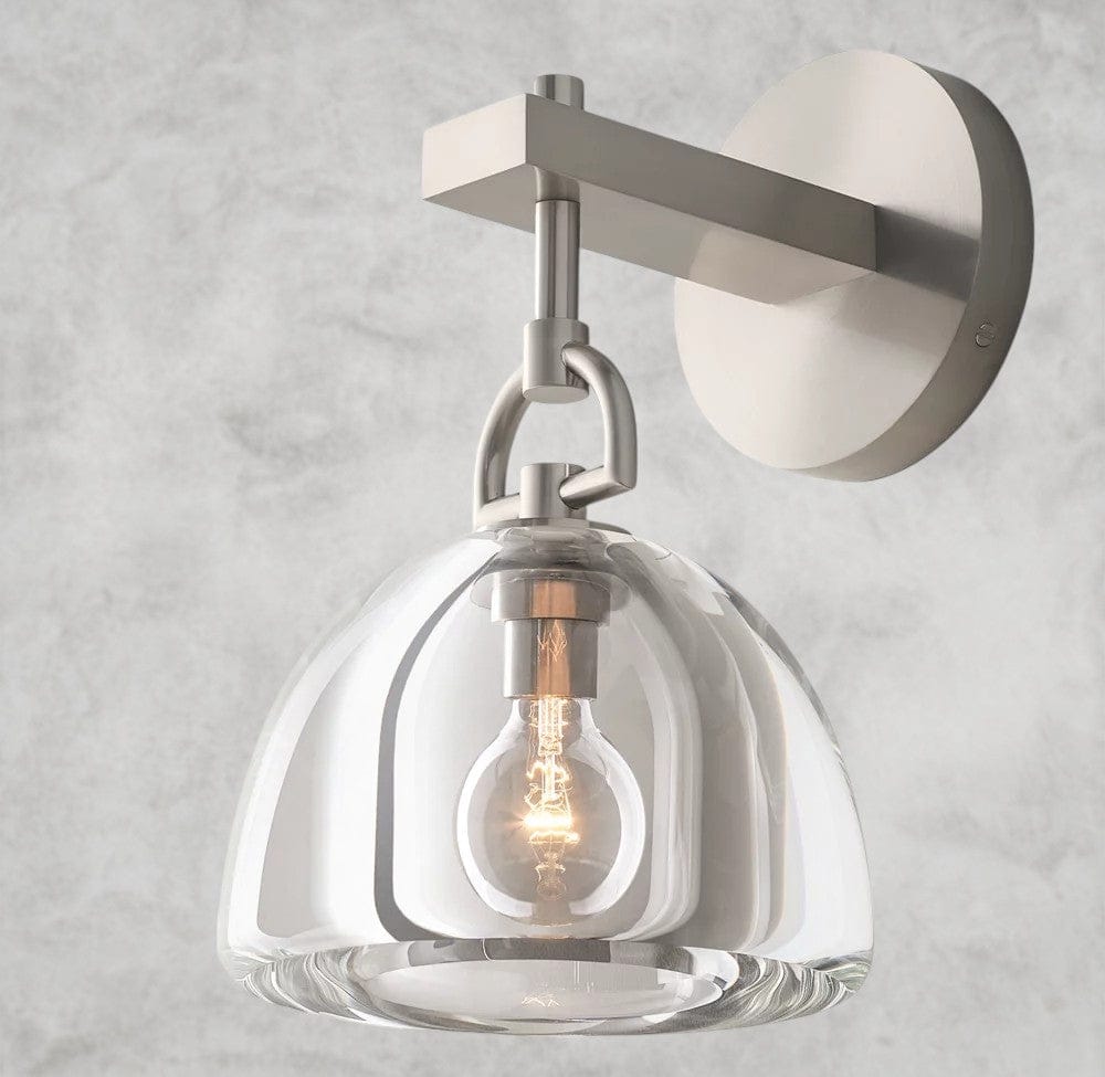 Nickle Botanist Dome Sconce