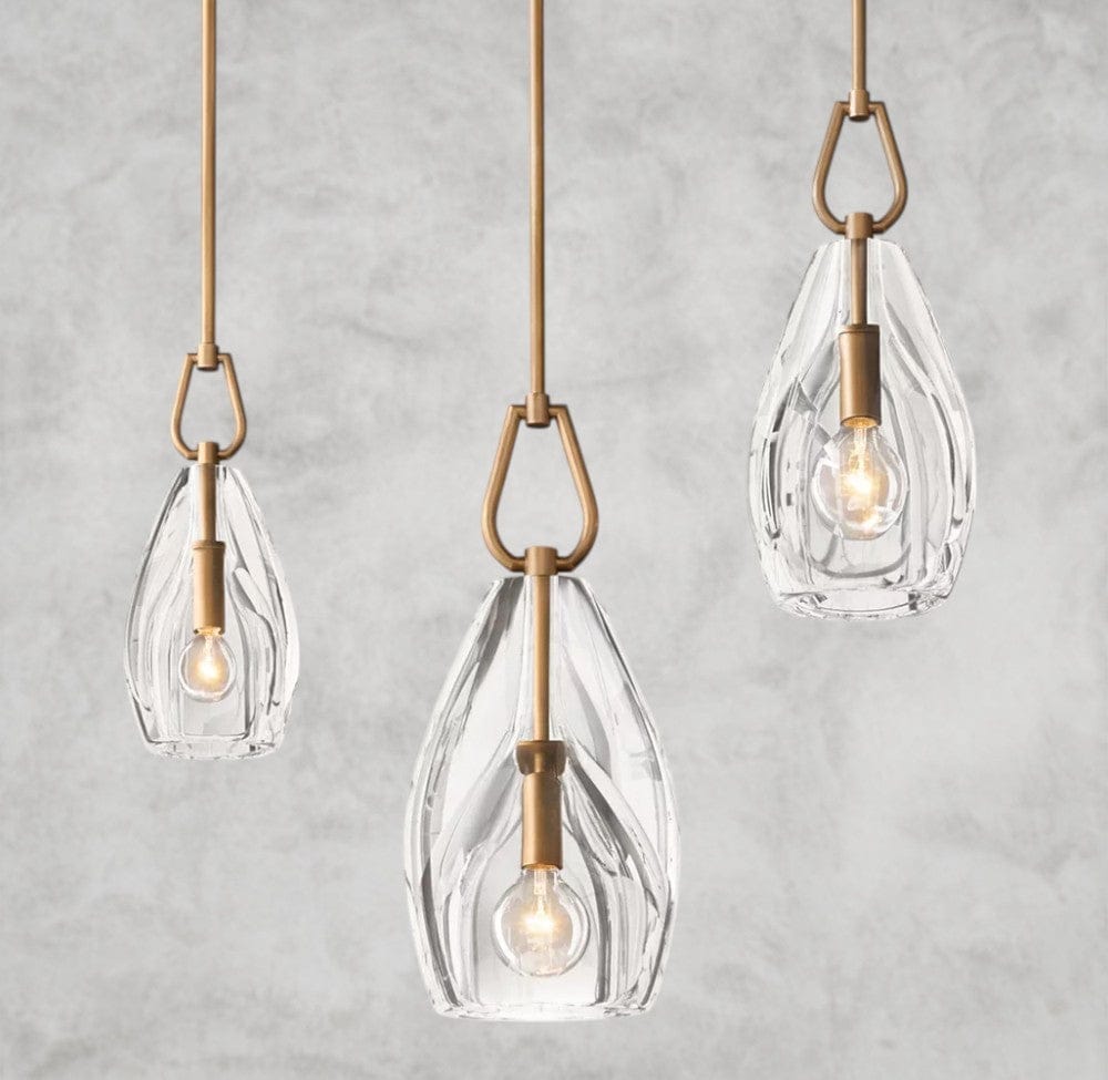 8" / Brass Botanist Flute Pendant