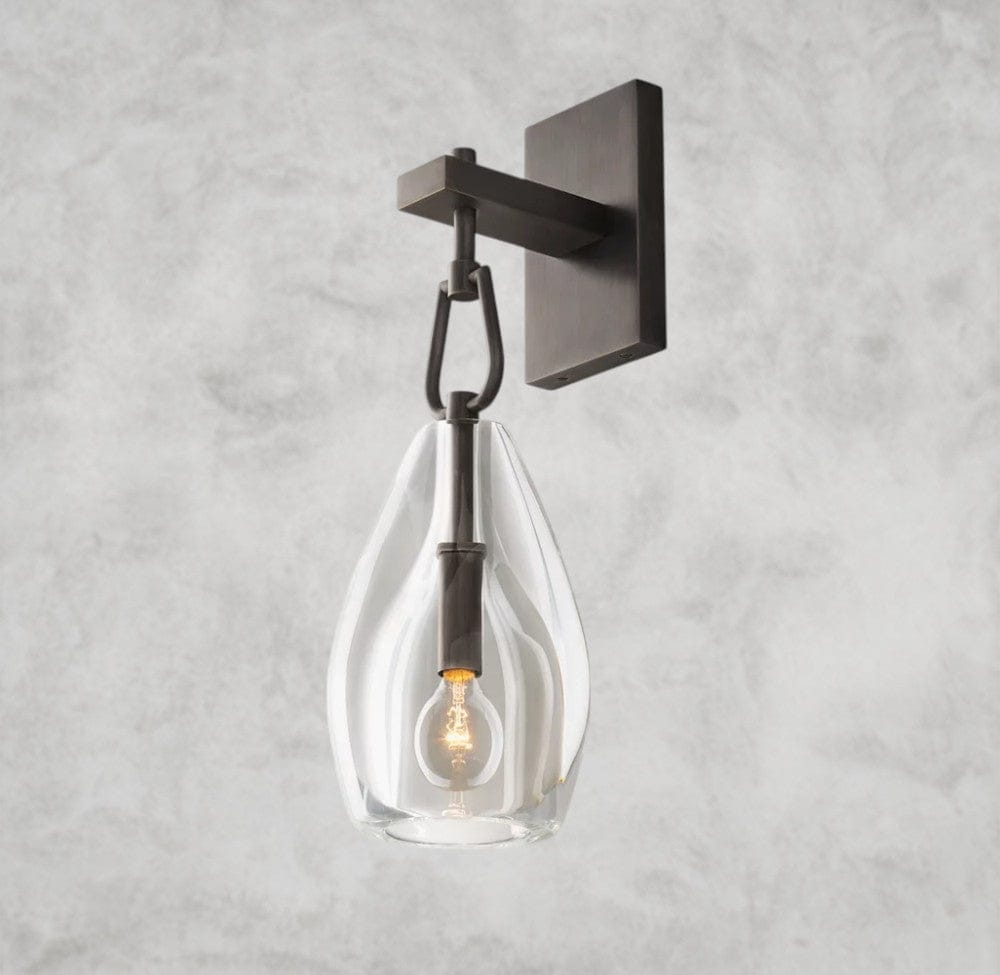 Bronze Botanist Flute Sconce