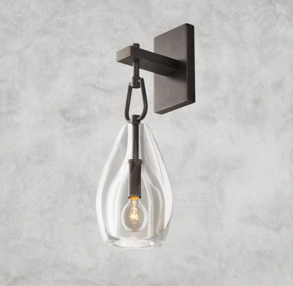 Bronze Botanist Flute Sconce