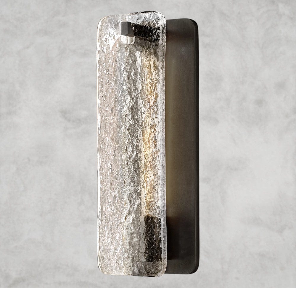 Calamette Glass/ Alabaster Sconce 13", 16"