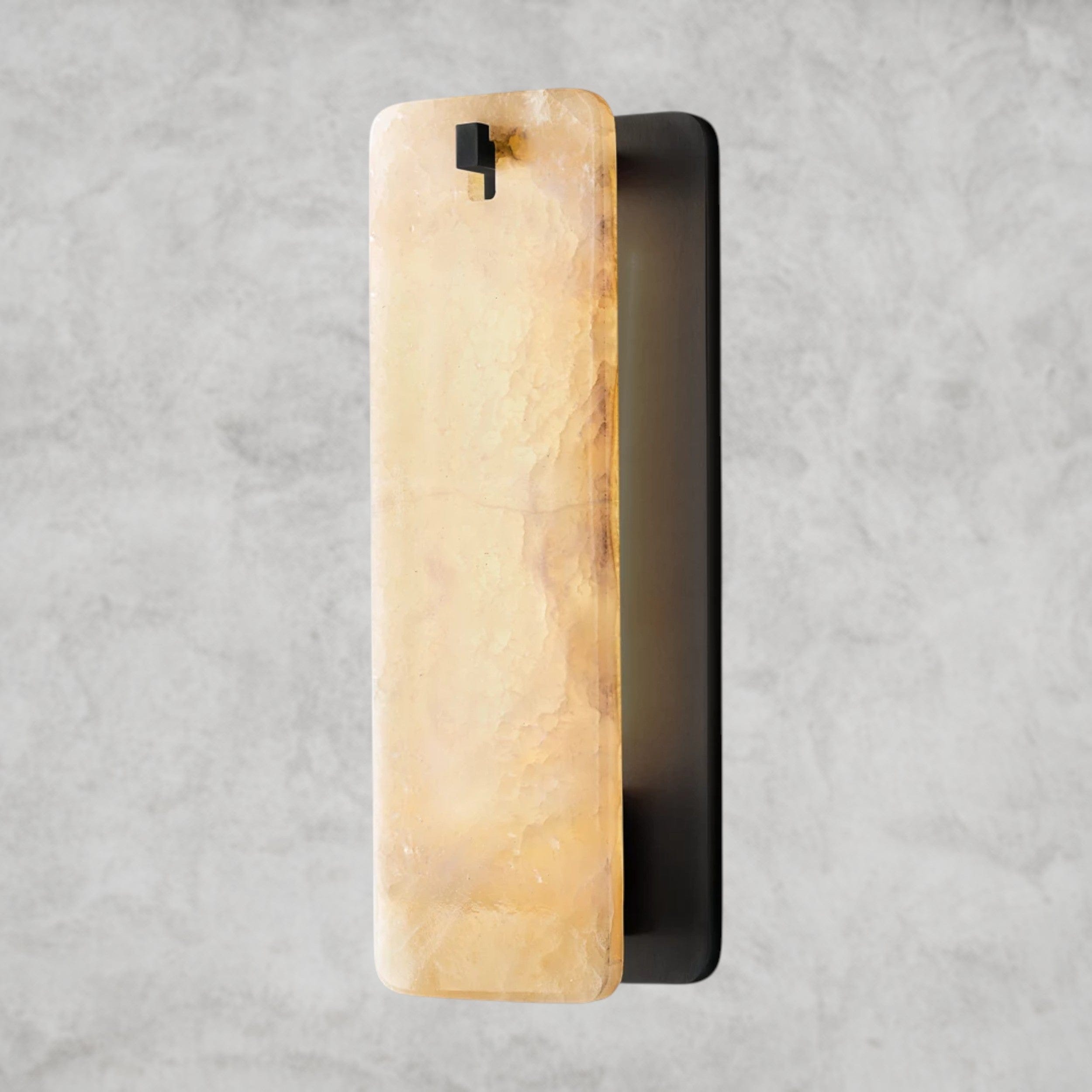 13" / Bronze / Alabaster Calamette Glass/ Alabaster Sconce 13", 16"