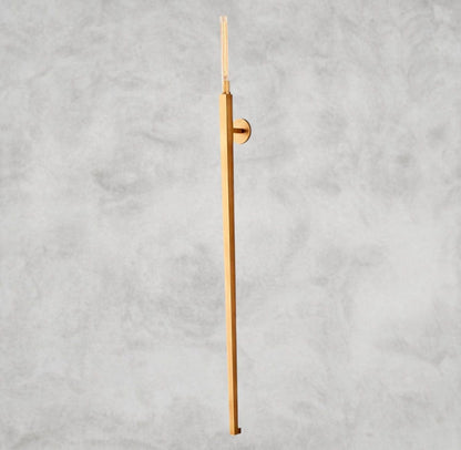 Brass CANNELE TORCH SCONCE 72"