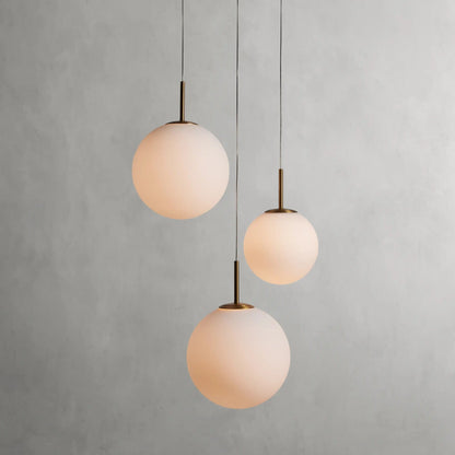 20" / MATTE OPAL Casen Round Chandelier 20", 28", 34", 43"