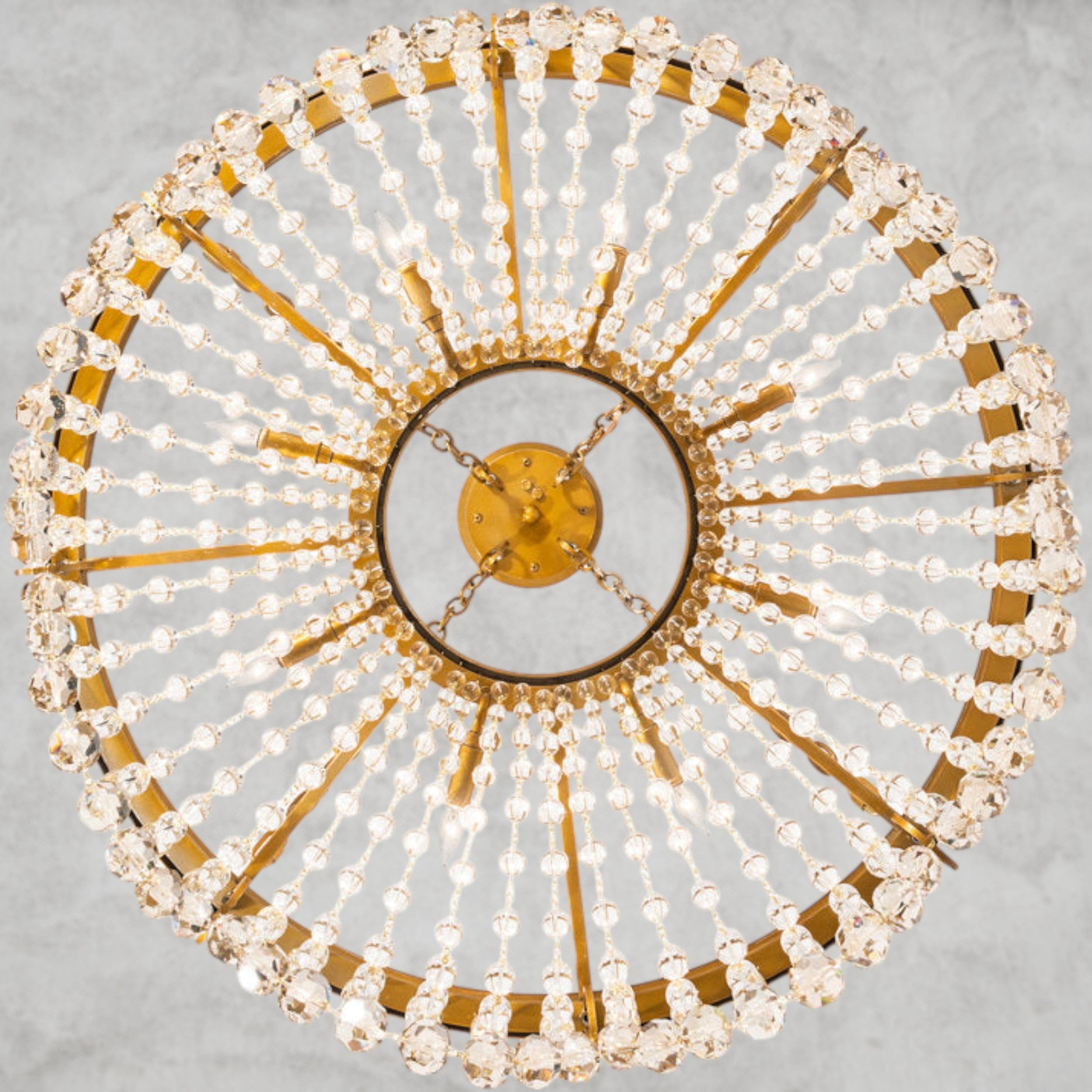 Crystal Bead Chandelier