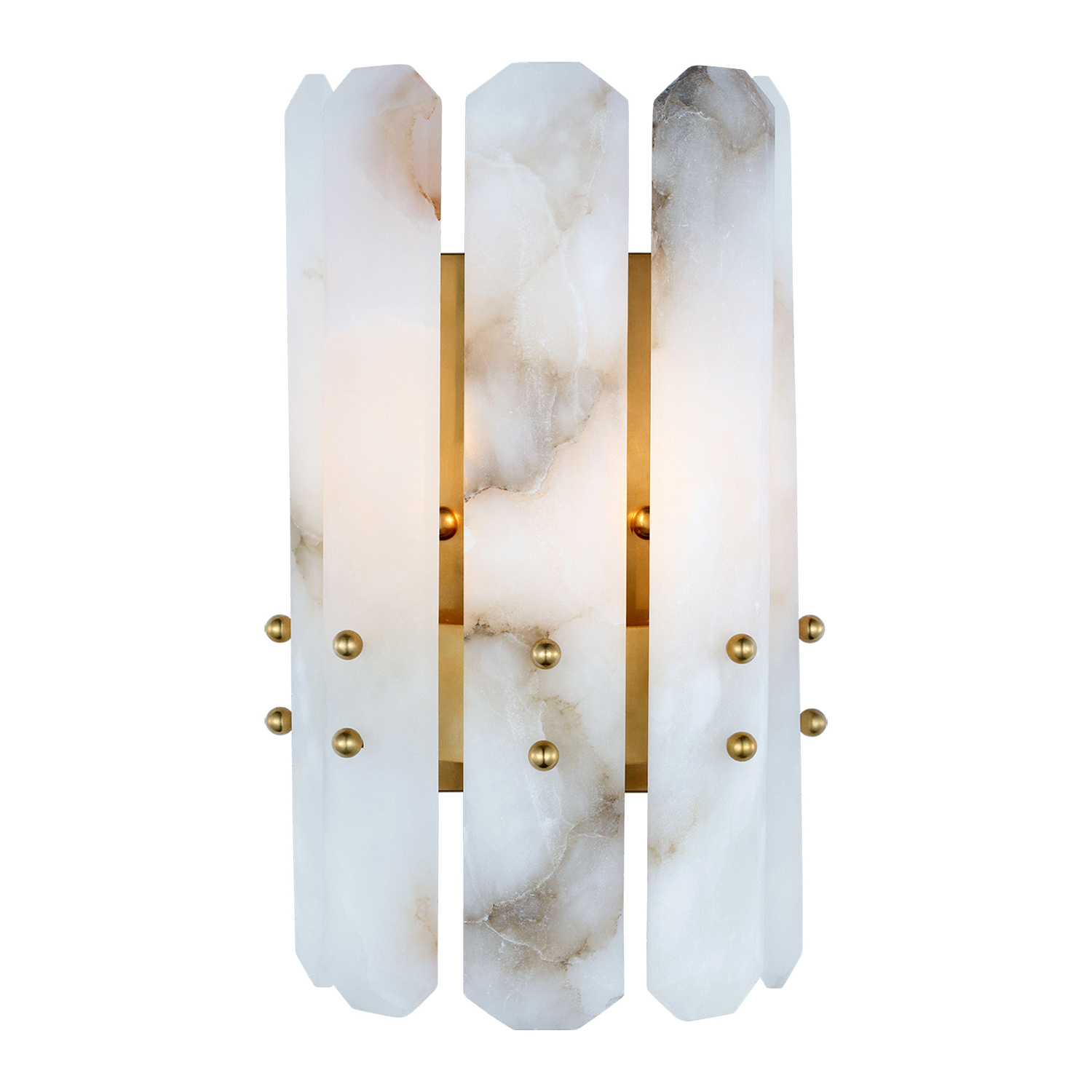 Alabaster Adrian Shield Wall Sconce