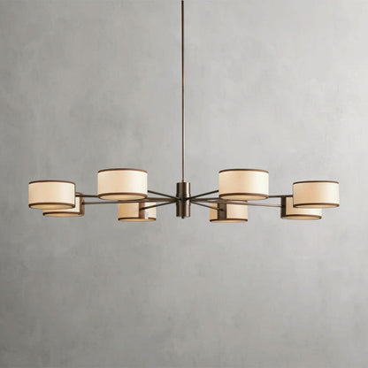 60" / ECRU Daphne Round Chandelier 48", 60"