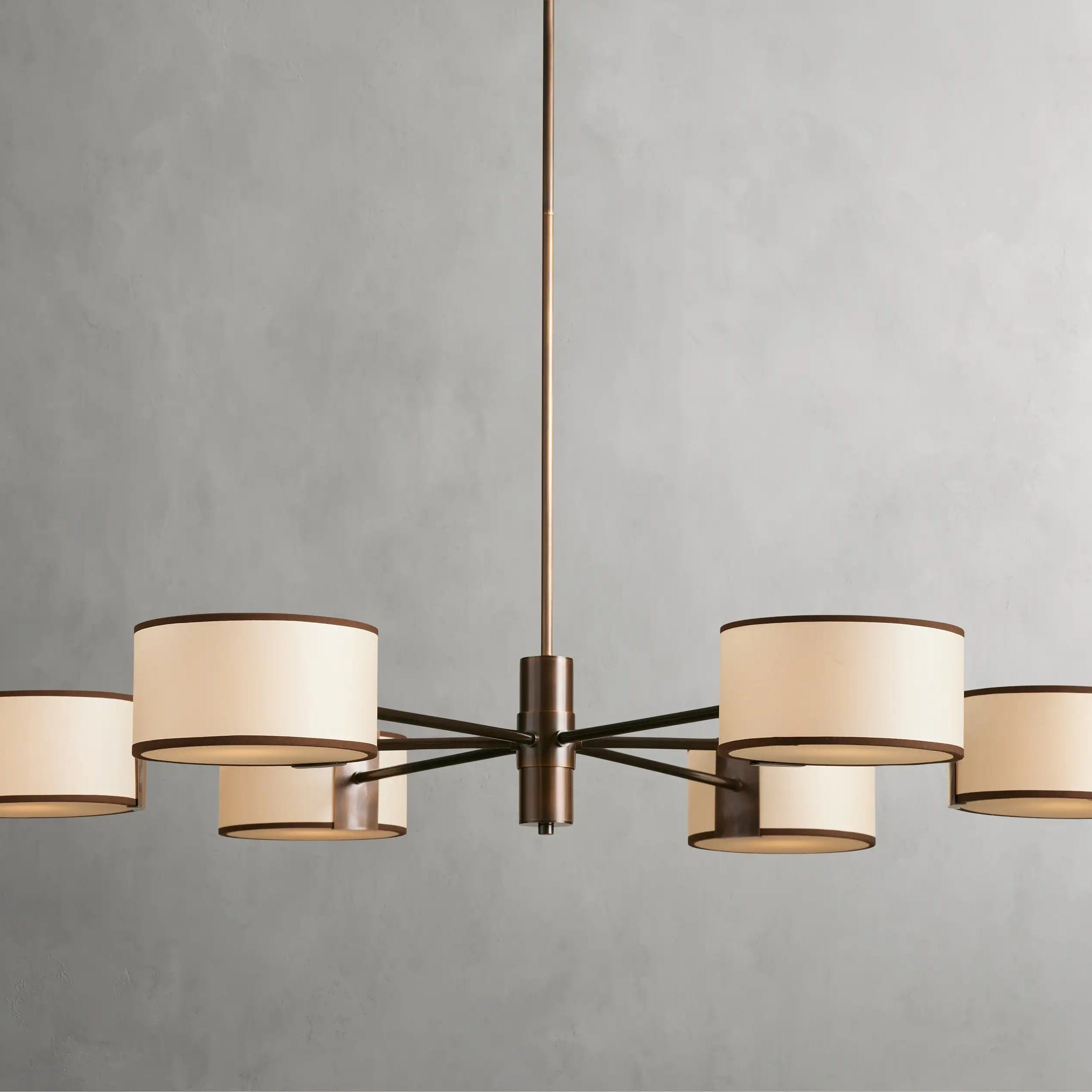 48" / ECRU Daphne Round Chandelier 48", 60"