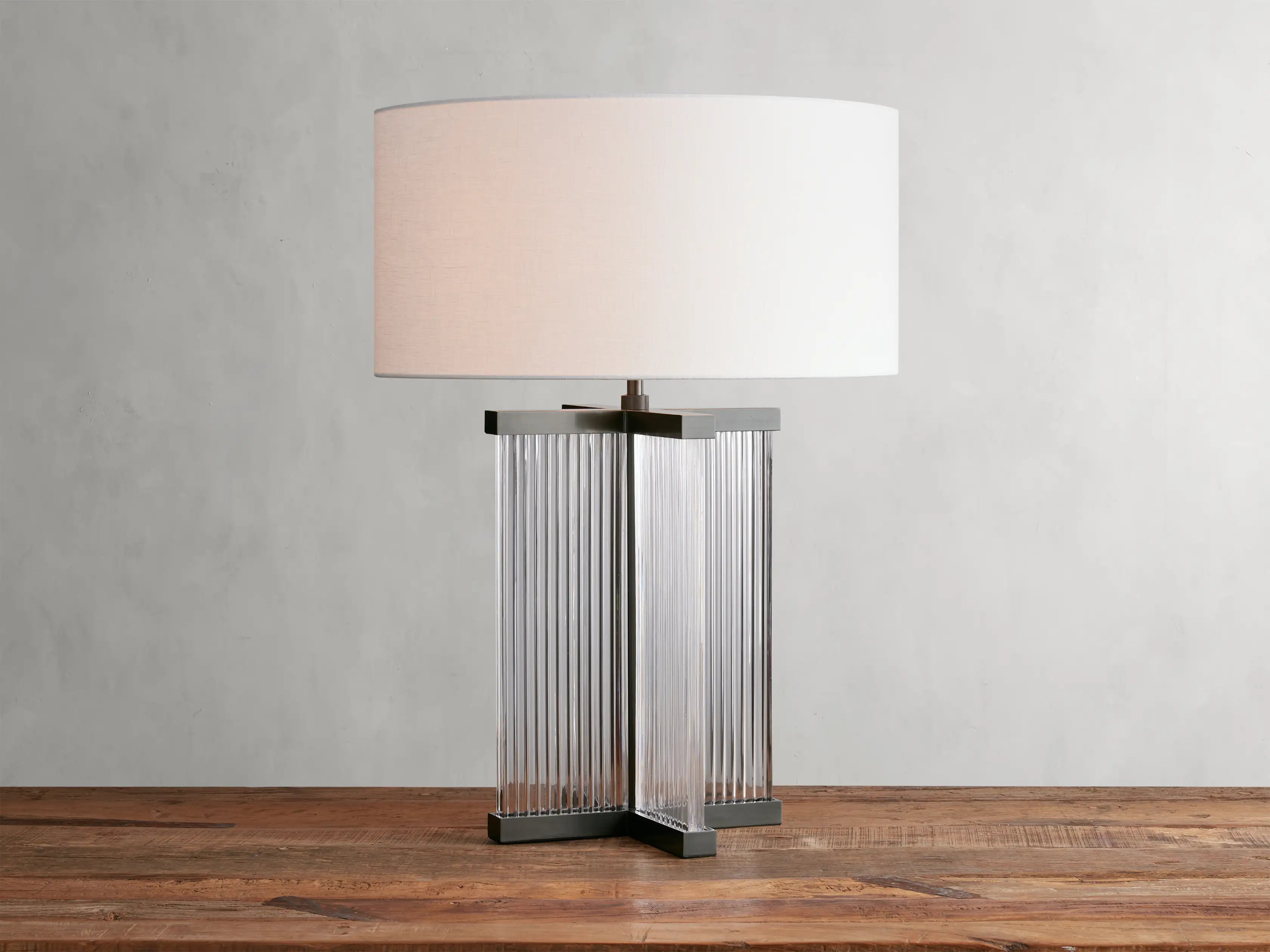 Bronze / Clear / White Delsie Table Lamp