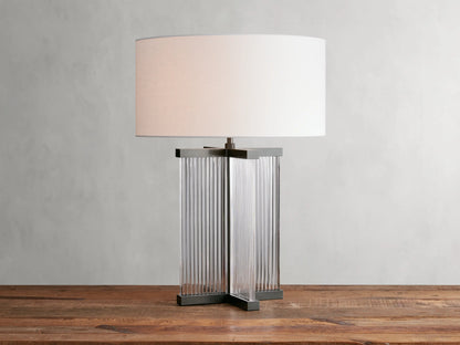 Bronze / Clear / White Delsie Table Lamp
