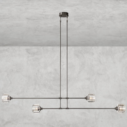 72" / Bronze Demaret Mobile Linear Chandelier 54", 72"