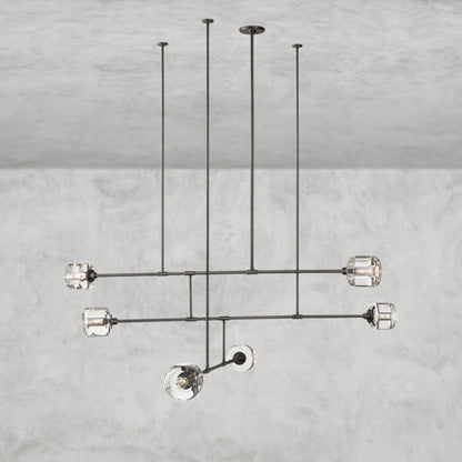 62" / Bronze Demaret Mobile Round Chandelier 48", 62"