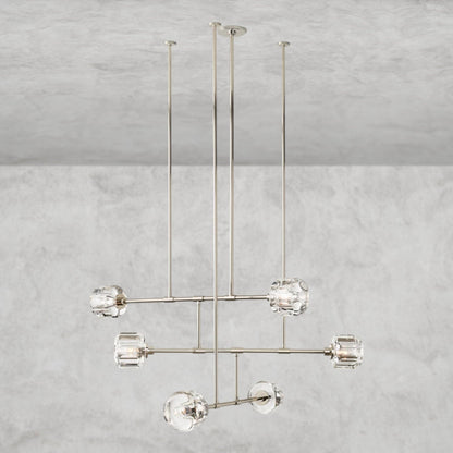 48" / Nickle Demaret Mobile Round Chandelier 48", 62"