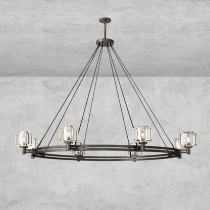 60" / Bronze Demaret Round Chandelier 36", 48", 60"