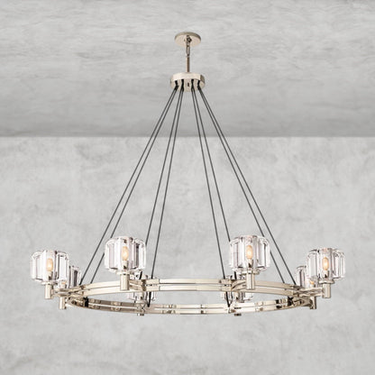48" / Nickle Demaret Round Chandelier 36", 48", 60"